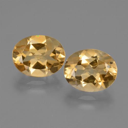 Achetez naturel 4,84ct doré citrine gems, coupe ovale, en provenance brésil chez gemselect. en stock, livraison internationale!