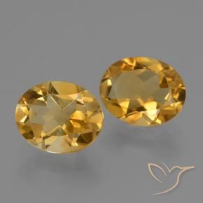 Shop natural 4.39ct Orange doré profond Citrine gems, ovale, from Brésil at GemSelect. In stock, global shipping!
