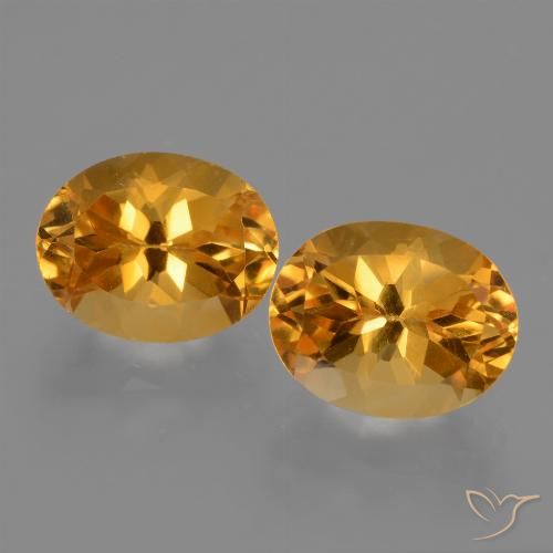 Shop natural 5.86ct Doré-orange foncé Citrine gems, ovale, from Brésil at GemSelect. In stock, global shipping!