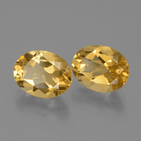 Achetez naturel 4,81ct doré citrine gems, coupe ovale, en provenance brésil chez gemselect. en stock, livraison internationale!