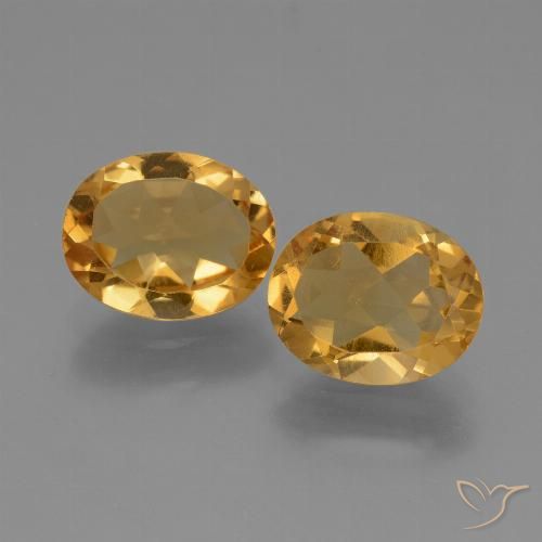 Shop natural 3.98ct Orange doré profond Citrine gems, ovale, from Brésil at GemSelect. In stock, global shipping!