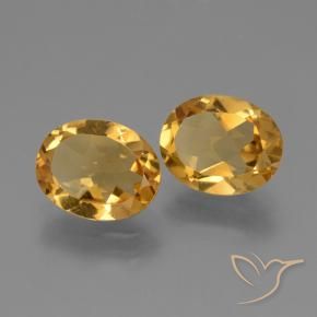 Shop natural 3.98ct Orange doré profond Citrine gems, ovale, from Brésil at GemSelect. In stock, global shipping!