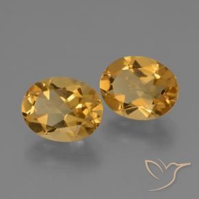 Shop natural 4.76ct Orange doré profond Citrine gems, ovale, from Brésil at GemSelect. In stock, global shipping!