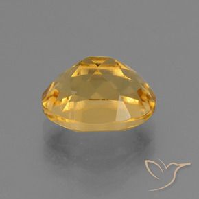 Citrine Or moyen naturelle ovale, 3.09 ct, VVS-VS