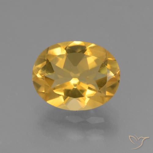 2.32ct Naturel Doré Citrine, ovale, VVS-VS
