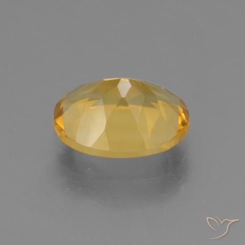 Citrine Doré naturelle ovale, 2.32 ct, VVS-VS