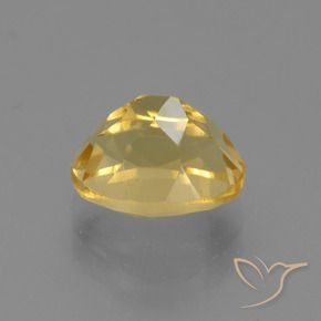 Citrine Orange Doré naturelle ovale, 2.92 ct, VVS