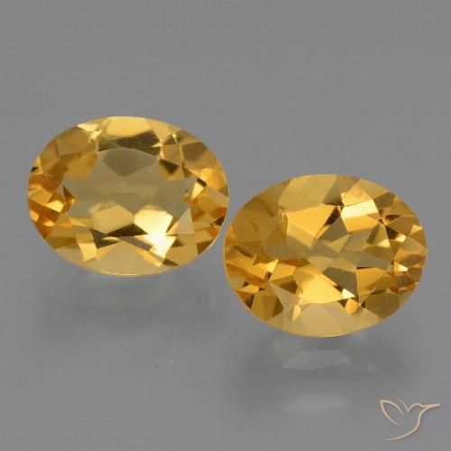Shop natural 4.92ct Orange doré profond Citrine gems, ovale, from Brésil at GemSelect. In stock, global shipping!