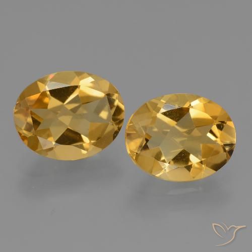 Shop natural 4.29ct Orange doré profond Citrine gems, ovale, from Brésil at GemSelect. In stock, global shipping!
