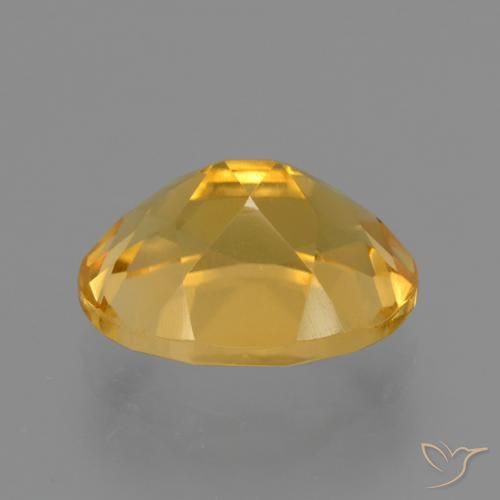 Citrine Orange Doré naturelle ovale, 2.47 ct, VVS-VS