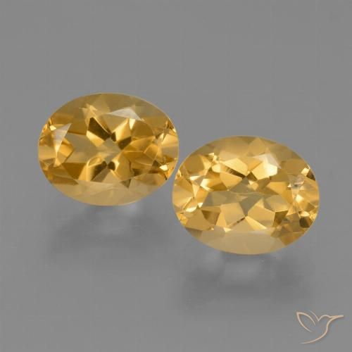 Achetez naturel 5.04ct Orange doré profond Citrine gems, Coupe ovale, En provenance Brésil chez GemSelect. En stock, livraison internationale!