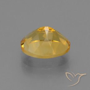 Citrine Orange Doré naturelle ovale, 2.51 ct, VS
