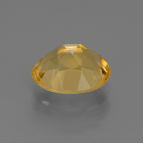 Citrine doré naturelle coupe ovale, 2,50 ct, VVS