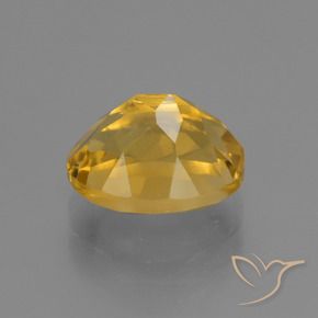 Citrine Orange Doré naturelle Coupe ovale, 2.94 ct, VVS