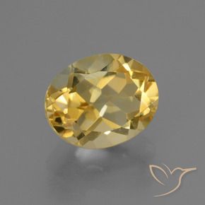 Citrine Or moyen-léger naturelle ovale, 2.57 ct, VS