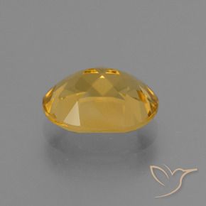 Citrine Orange doré profond naturelle Coupe ovale, 2.42 ct, VS