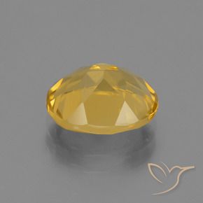 Citrine Orange Doré naturelle ovale, 2.28 ct, VS