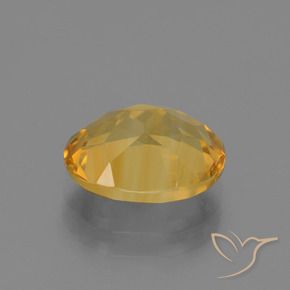 Citrine Doré foncé naturelle ovale, 2.19 ct, VVS-VS