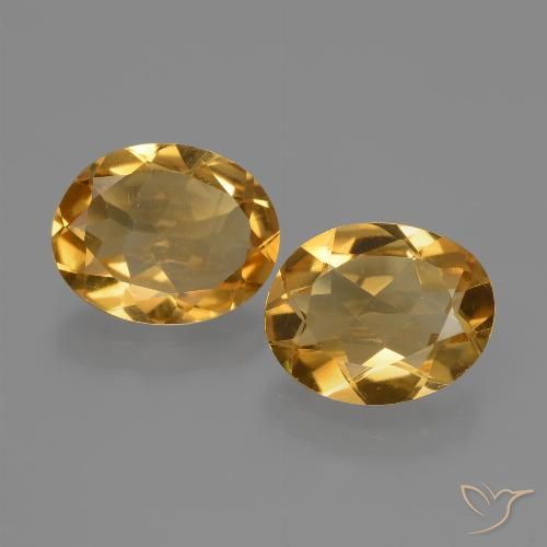 3.69ctw Naturel Doré Citrine, ovale, VVS