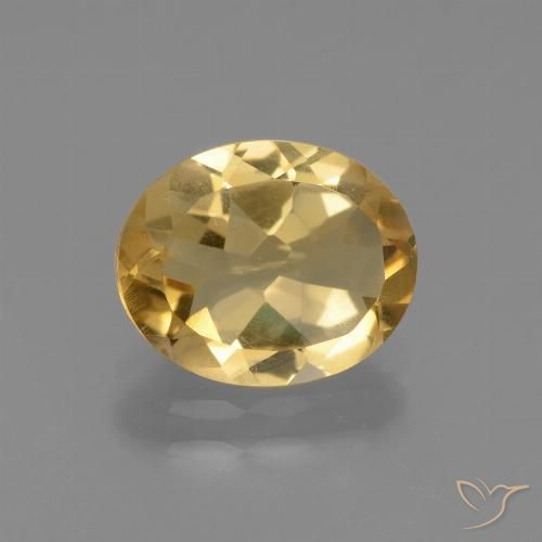 2.10ct Naturel Orange Doré Citrine, ovale, VS