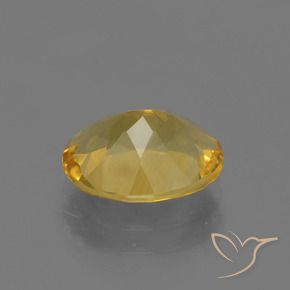 Citrine Doré naturelle ovale, 2.15 ct, VVS-VS