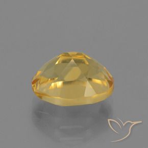 Citrine Orange Doré naturelle ovale, 2.84 ct, VVS-VS