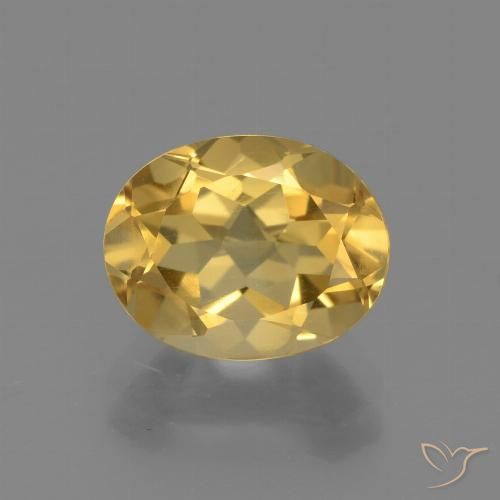 2.63ct Naturel Orange Doré Citrine, ovale, VVS-VS