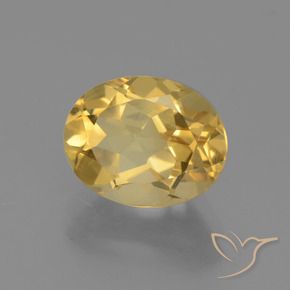 Citrine Orange Doré naturelle ovale, 2.63 ct, VVS-VS