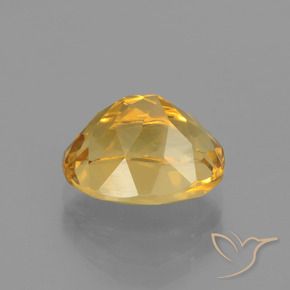 Citrine Doré foncé naturelle ovale, 2.78 ct, VVS-VS