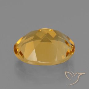 Citrine Doré moyen-foncé naturelle ovale, 3.03 ct, VVS