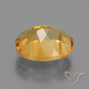 Citrine Or orange foncé naturelle ovale, 2.72 ct, VVS-VS