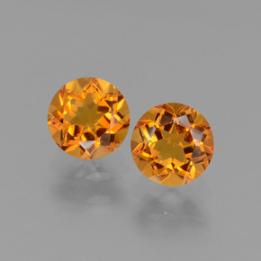 Achetez naturel ct Jaune doré Citrine gems, Coupe roude, En provenance Brésil chez GemSelect. En stock, livraison internationale!
