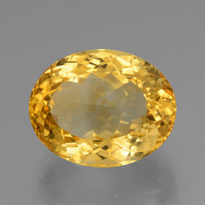Citrine Doré moyen naturelle Coupe ovale, 19.49 ct, VVS-VS