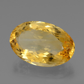 Citrine Doré moyen naturelle Coupe ovale, 21.00 ct, VVS