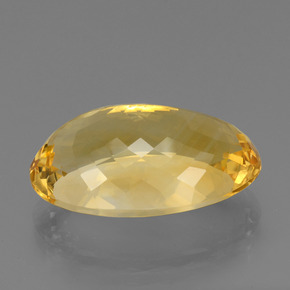 Citrine Doré moyen naturelle Coupe ovale, 21.00 ct, VVS