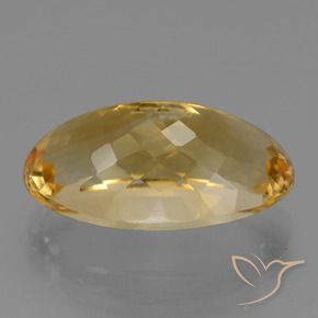 Citrine Orange doré profond naturelle Coupe ovale, 14.52 ct, VVS