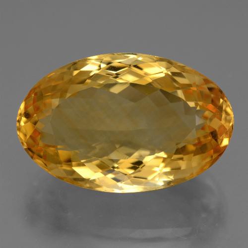 Citrine Doré foncé naturelle Coupe ovale, 16.61 ct, VVS
