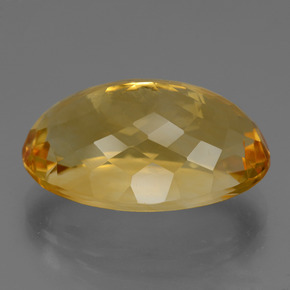 Citrine Doré foncé naturelle Coupe ovale, 16.61 ct, VVS