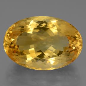 Citrine Doré naturelle Coupe ovale, 21.83 ct, VVS