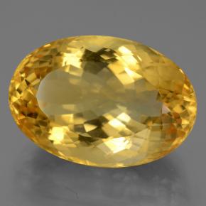 Citrine Doré naturelle Coupe ovale, 21.83 ct, VVS