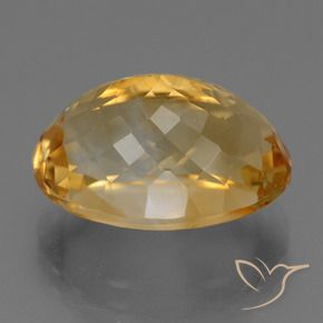 Citrine Doré foncé naturelle ovale, 13.53 ct, VVS-VS