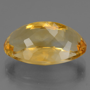 Citrine Orange doré profond naturelle Coupe ovale, 14.87 ct, VVS-VS