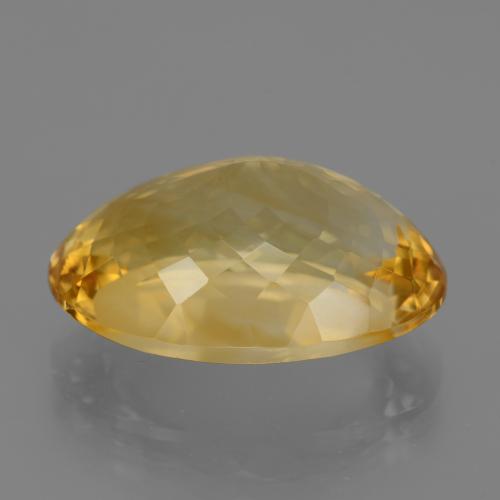 Citrine Orange doré profond naturelle Coupe ovale, 20.06 ct, VVS