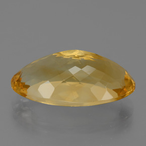 Citrine Doré moyen-foncé naturelle Coupe ovale, 14.73 ct, VVS