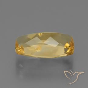 Citrine Doré moyen-léger naturelle Coussin, 2.82 ct, VS