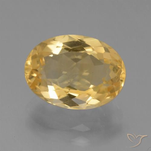 3.80ct Naturel Or Citrine, ovale, VVS-VS