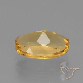 Citrine Doré moyen-foncé naturelle ovale, 2.48 ct, VVS