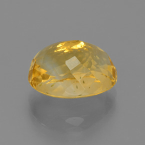 Citrine doré naturelle coupe ovale, 5,95 ct, VVS