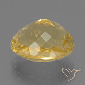 Citrine Or naturelle ovale, 7.40 ct, VVS