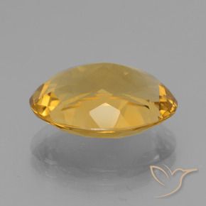 Citrine Doré foncé naturelle ovale, 6.40 ct, VS